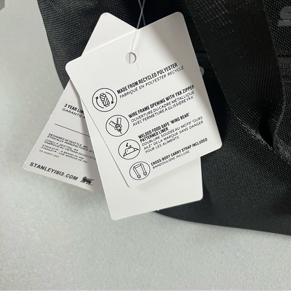🖤 Stanley Julienne Mini Cooler – 7.2QT / 7L – Black – NWT Crossbody Lunch Bag - Picture 6 of 13
